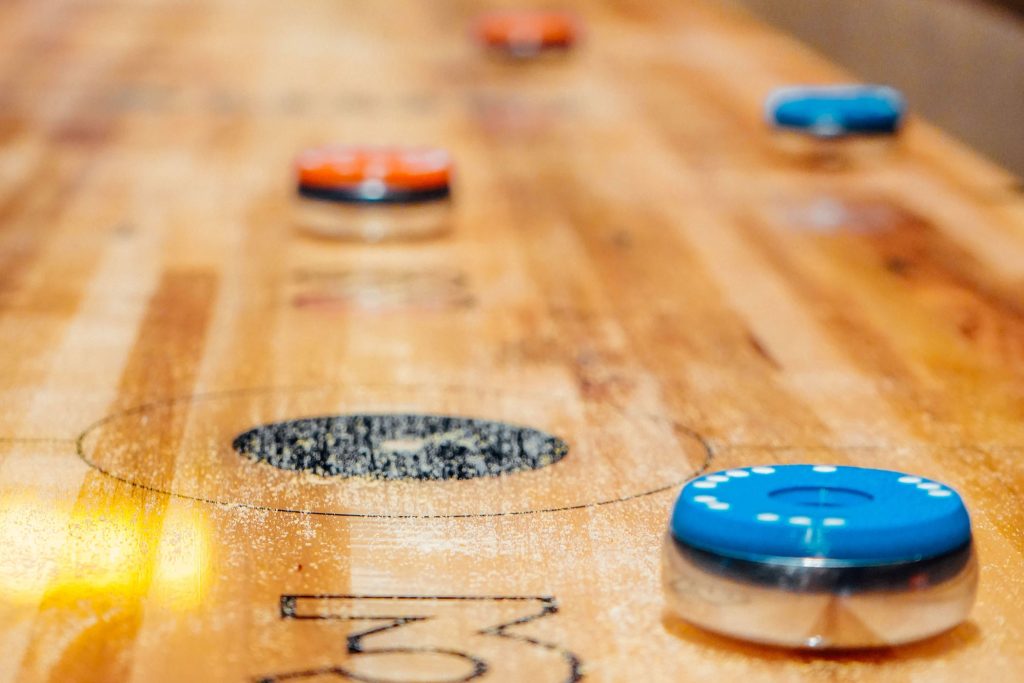 bank shot shuffleboard christmas parties manchester king pins